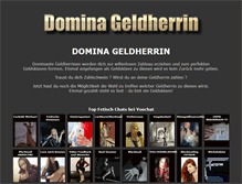 Tablet Screenshot of domina-geldherrin.com